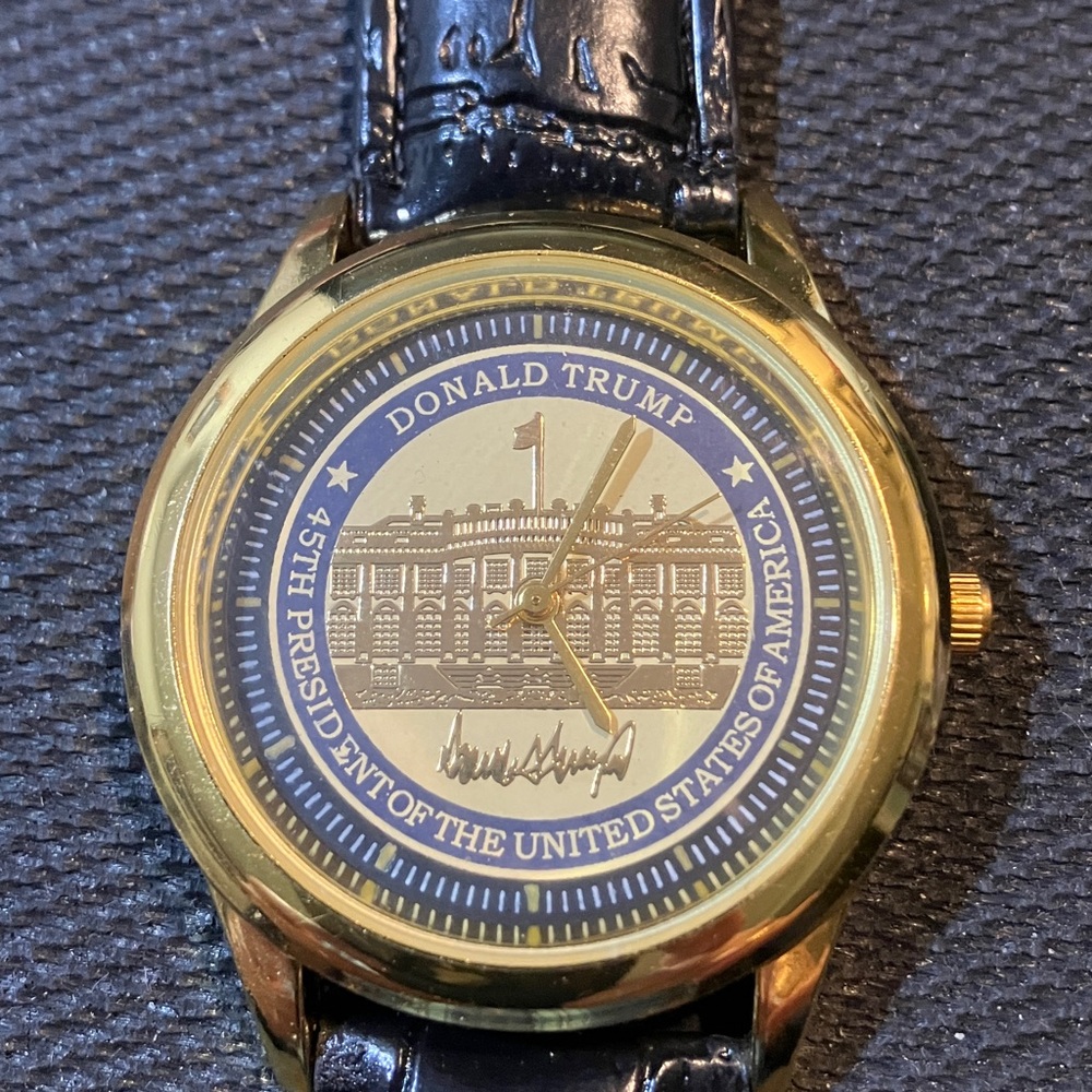 President Donald Trump 45th President Commemorative Watch
